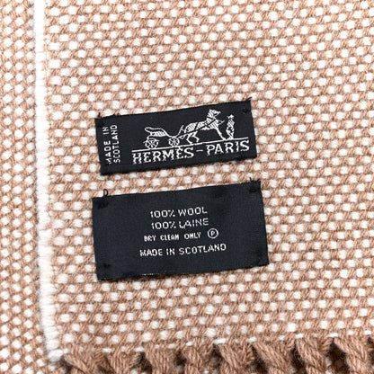 Hermes Wool Throw Blanket 3 of 5