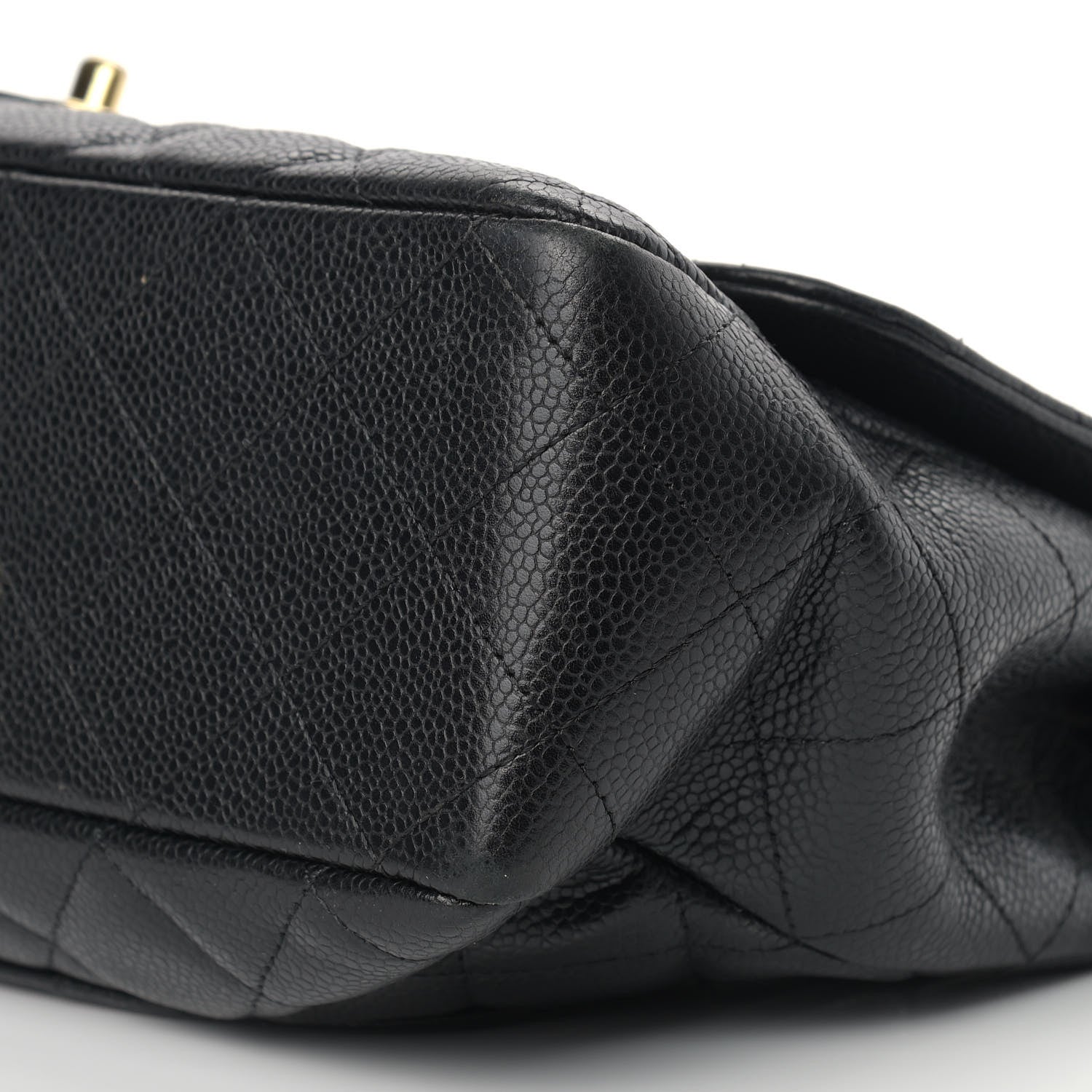 Chanel Caviar Quilted Jumbo Single Flap Black 8 of 18
