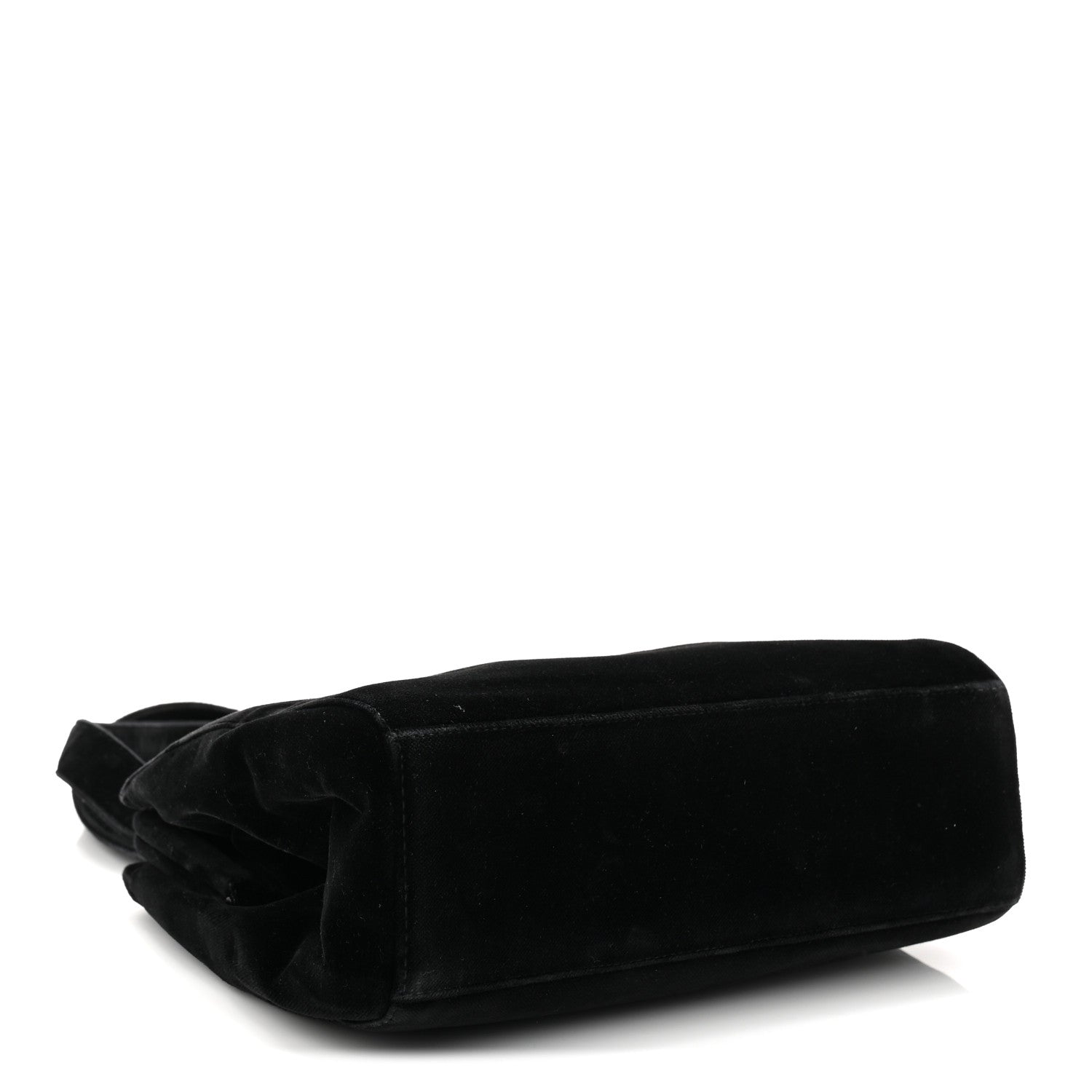 Chanel Velvet CC Shoulder Bag Black 7 of 21