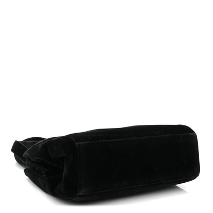 Chanel Velvet CC Shoulder Bag Black 7 of 21
