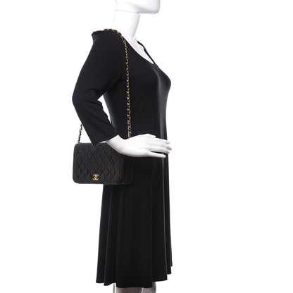 Chanel Lambskin Quilted Small Single Flap Black 2 of 10