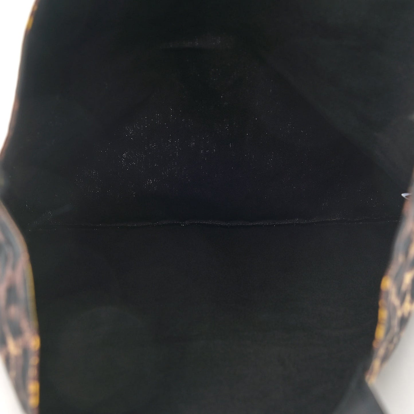 Canvas Leopard Tote Black