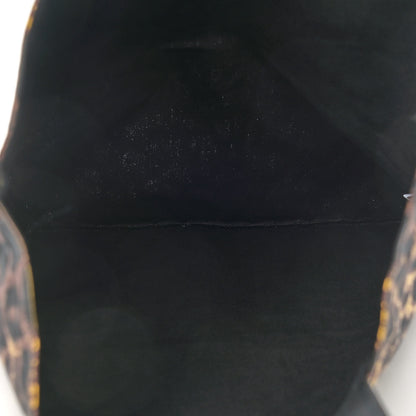 Saint Laurent Canvas Leopard Tote Black 5 of 13