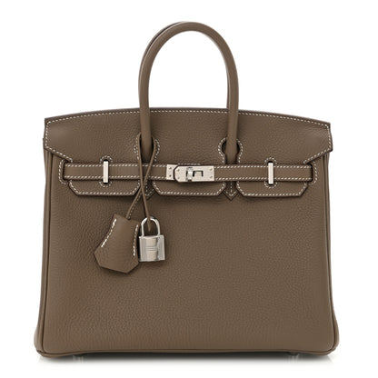 Hermes Togo Birkin 25 Etoupe 1 of 10