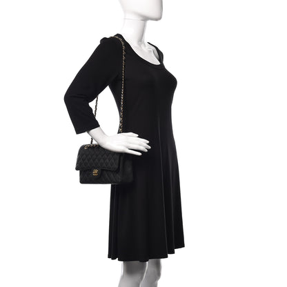 Chanel Caviar Quilted Medium Double Flap Black 2 of 9