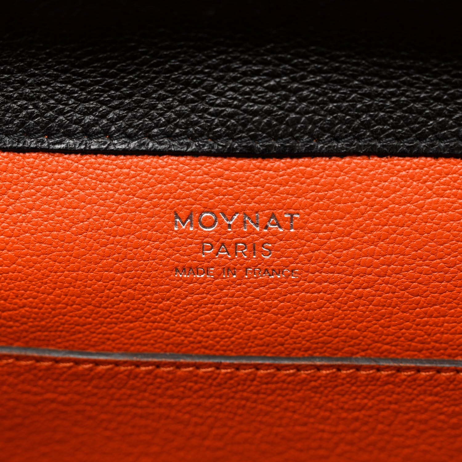 Moynat Taurillon Blush Danse Plume PM Black Cognac 6 of 11