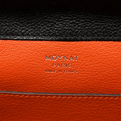 Moynat Taurillon Blush Danse Plume PM Black Cognac 6 of 11