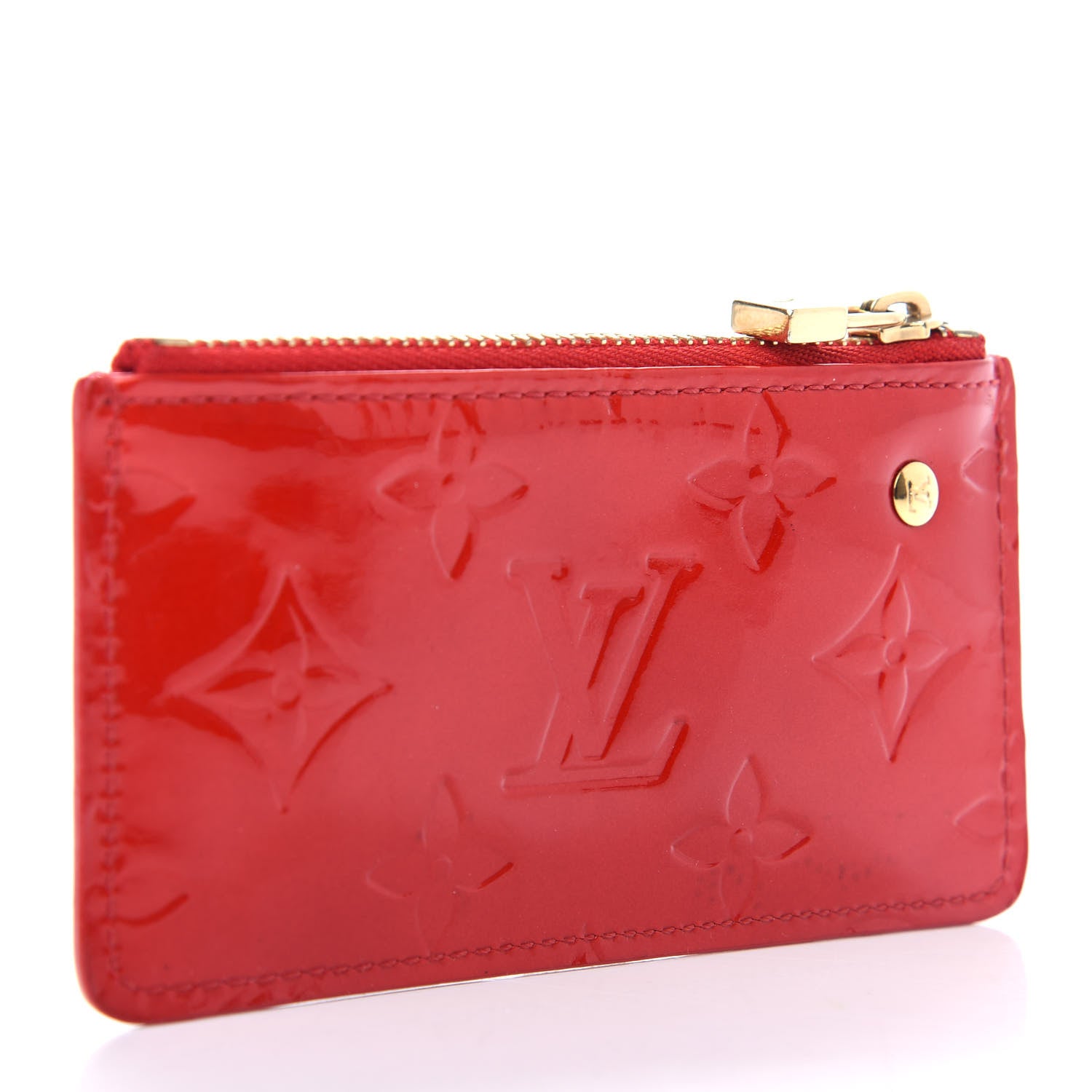 Louis Vuitton Vernis Key Pouch Rouge 3 of 7