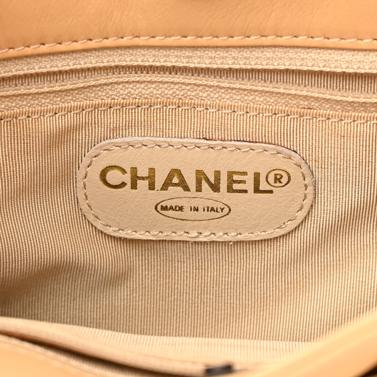 Chanel Lambskin CC Tassel Shoulder Bag Beige 6 of 18