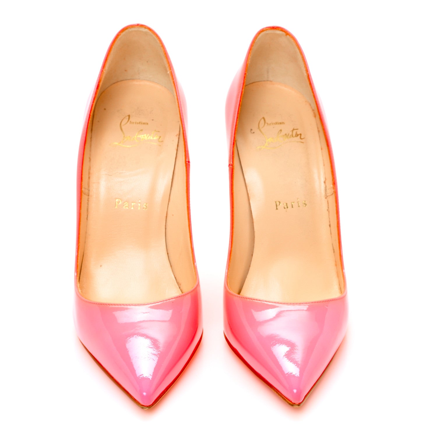 Christian Louboutin Patent So Kate 120 Pumps 37 Shocking Pink 2 of 8
