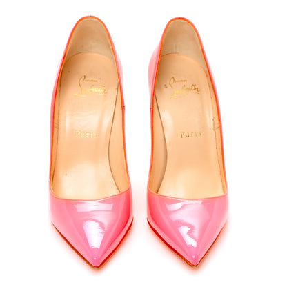 Christian Louboutin Patent So Kate 120 Pumps 37 Shocking Pink 2 of 8