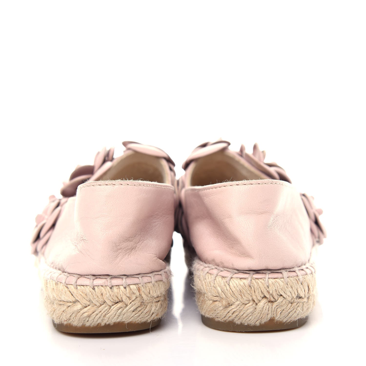 Chanel Lambskin Camellia CC Espadrilles 36 Pink 7 of 10