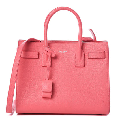 Saint Laurent Grained Calfskin Baby Sac De Jour Rose Clair 1 of 17