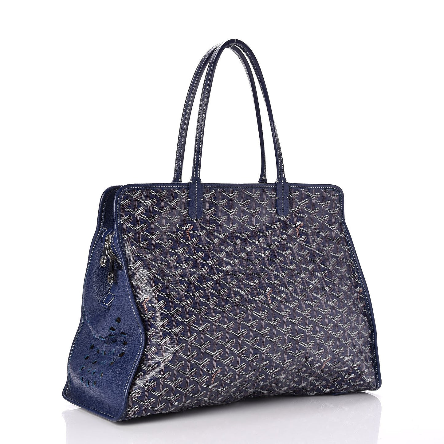 Goyardine Sac Hardy Pet Carrier PM Navy