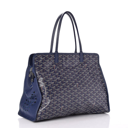 Goyard Goyardine Sac Hardy Pet Carrier PM Navy 3 of 7