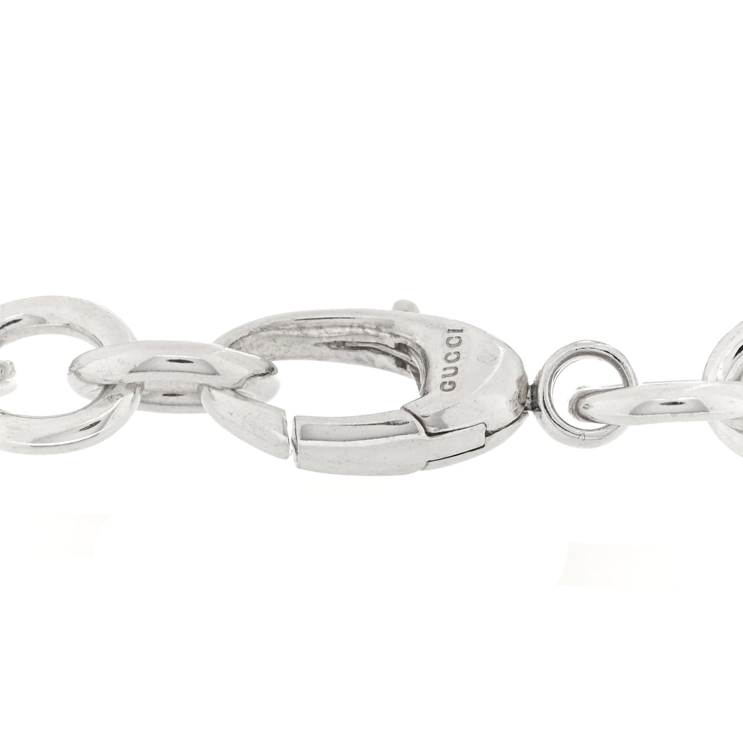 Sterling Silver G Heart Charm Link Bracelet