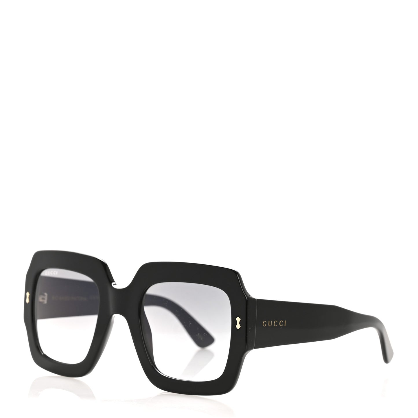 Acetate Square Sunglasses GG1111S Black