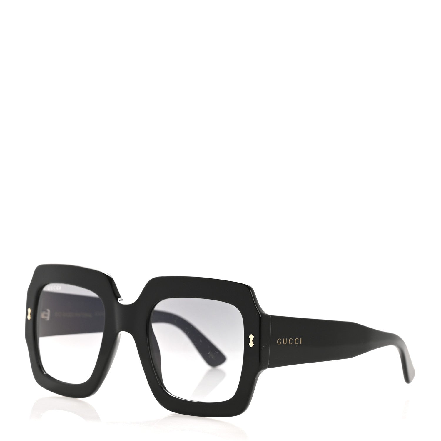 Gucci Acetate Square Sunglasses GG1111S Black 1 of 9