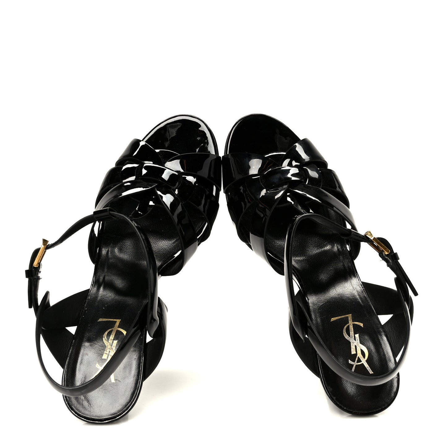 Patent Tribute 75 Platform Sandals 39 Black