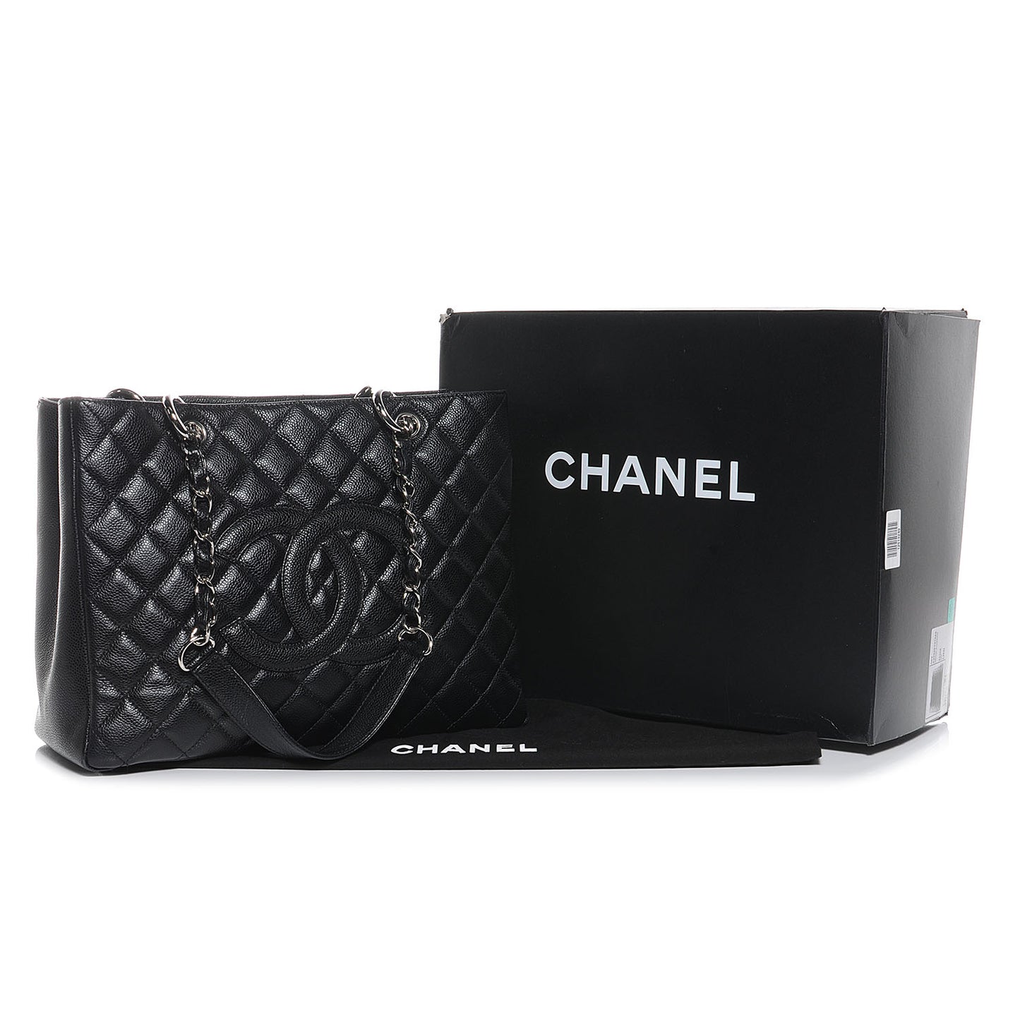 Caviar Grand Shopping Tote GST Black