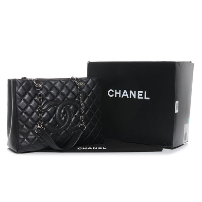 Chanel Caviar Grand Shopping Tote GST Black 5 of 8