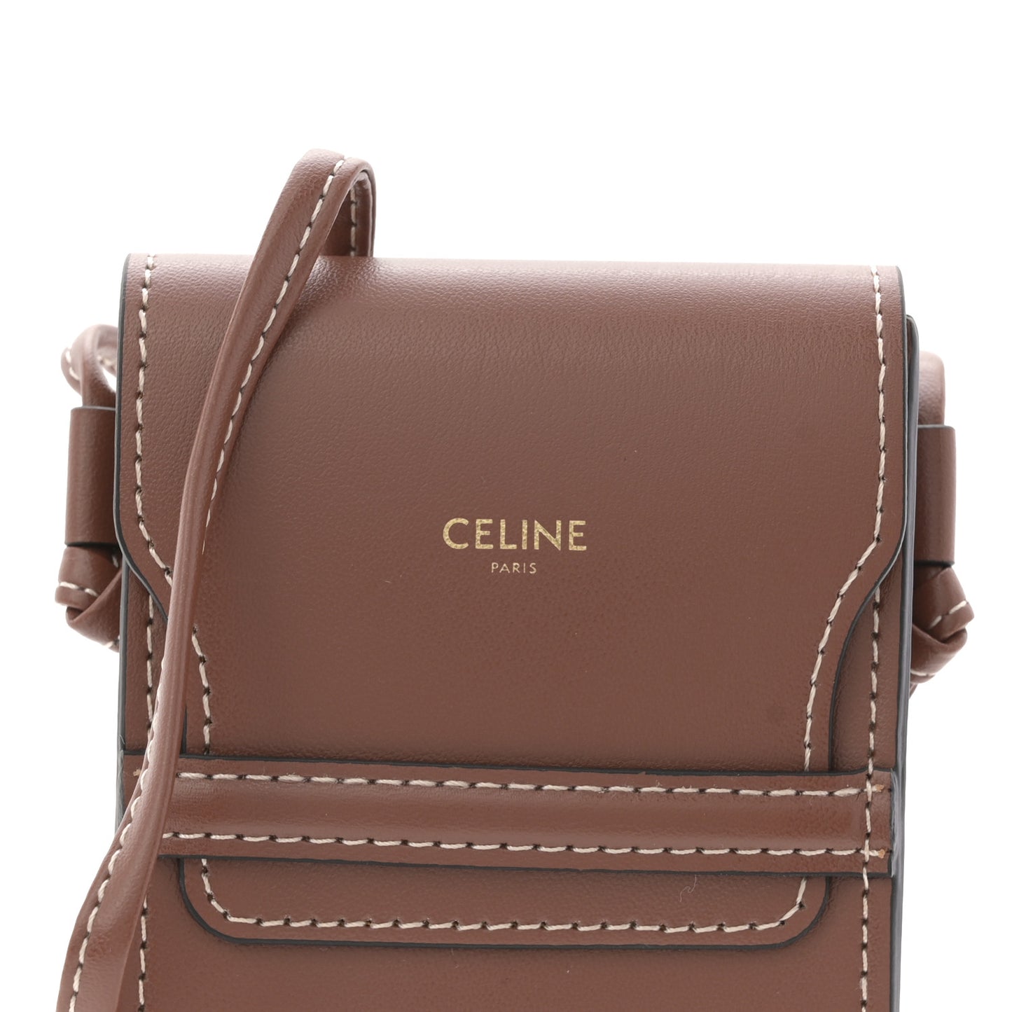 Smooth Calfskin Sunglasses Pouch Tan