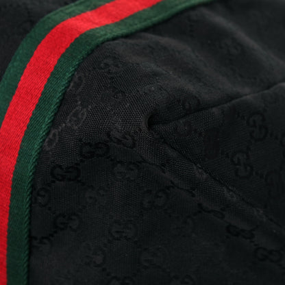 Gucci GG Monogram Web Medium Collapsible Carry On Duffle Black 9 of 15