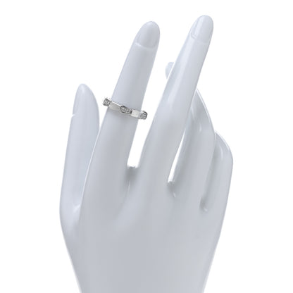 Bulgari 18K White Gold Diamond Serpenti Viper Band Ring 50 5.25 2 of 4