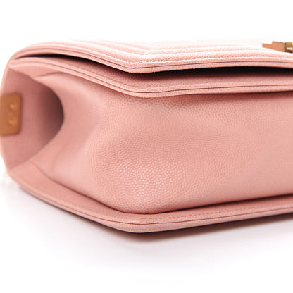 Chanel Caviar Quilted Medium Boy Flap Pink 8 of 9