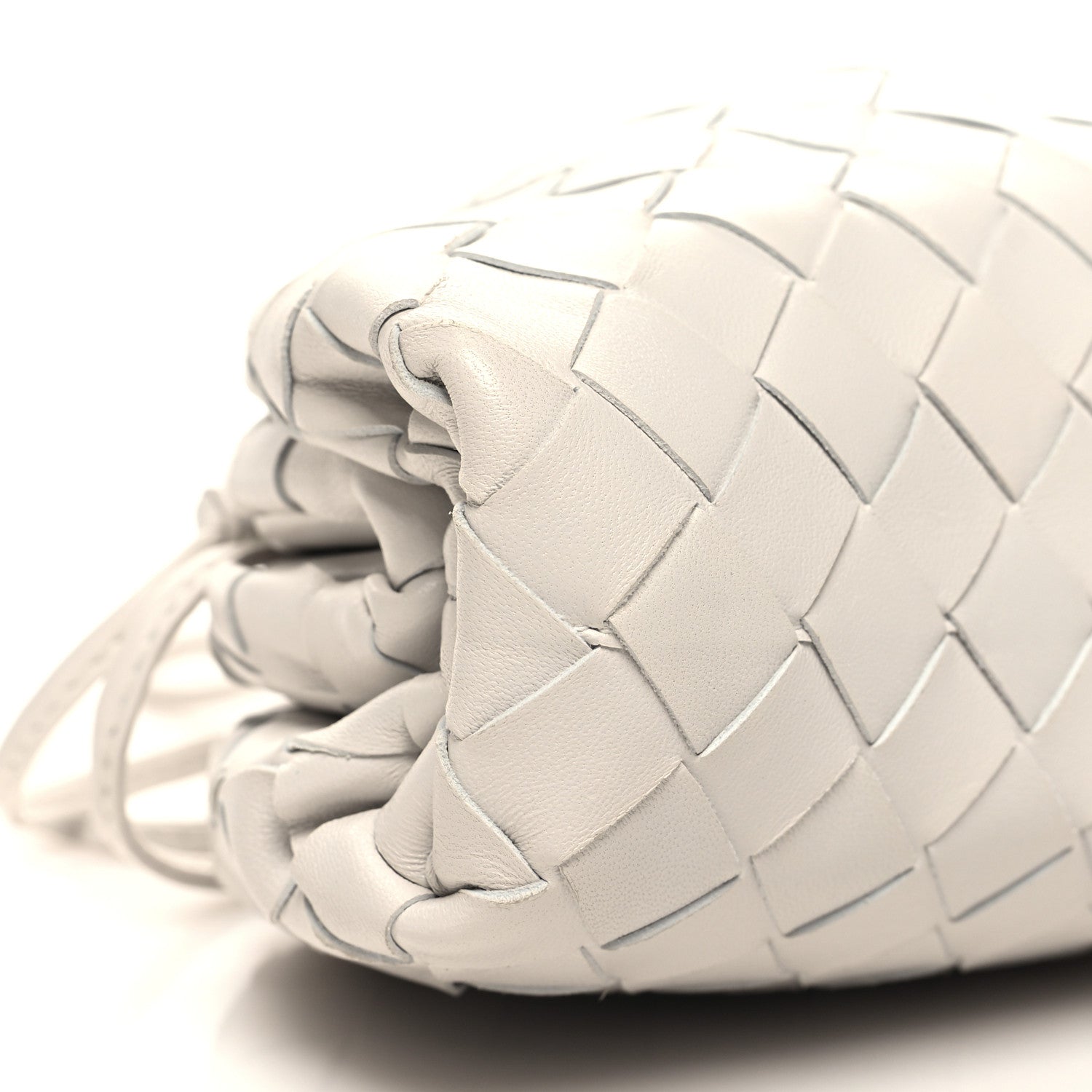 Bottega Veneta Nappa Intrecciato The Mini Pouch Chalk 9 of 10