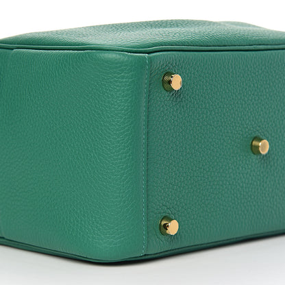 Hermes Taurillon Clemence Lindy 26 Vert Vertigo 8 of 11