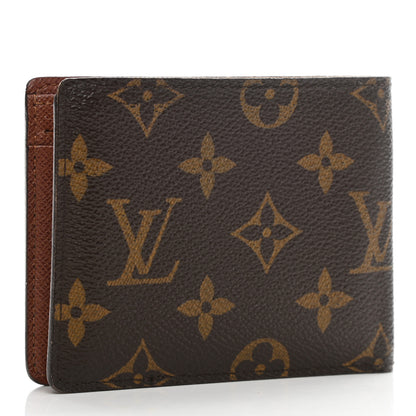 Louis Vuitton Monogram Mens Porte-Billets 3 Card Billfold Wallet 3 of 10