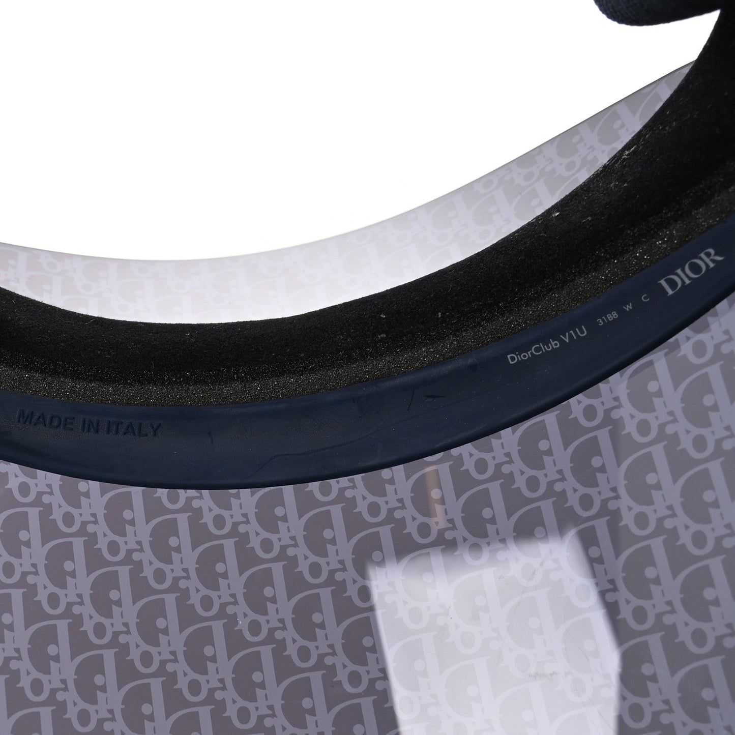 Oblique DiorClub V1U Sun Visor Blue