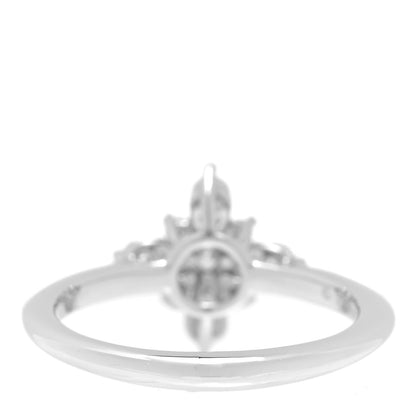 Tiffany Platinum Diamond Starburst Cluster Ring 54 7 3 of 5