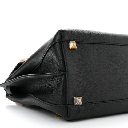 MCM Grained Calfskin Medium Milla Convertible Backpack Black 8 of 9