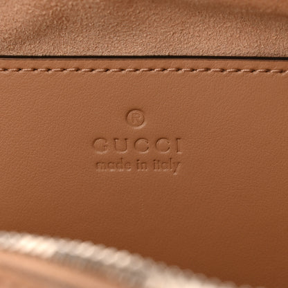 Gucci Calfskin Matelasse Aria Small GG Marmont Chain Shoulder Bag Camelia 6 of 12