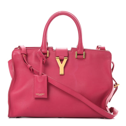 Saint Laurent Calfskin Small Classic Y Cabas Fuchsia 1 of 22