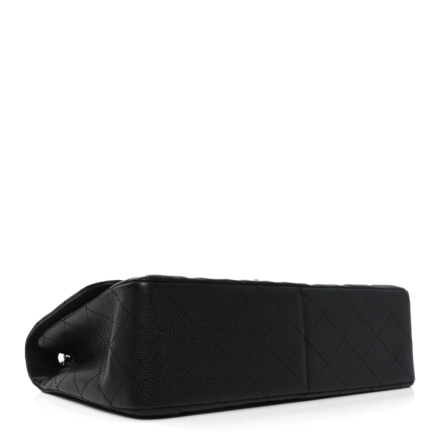 Caviar Quilted Jumbo Single Flap Black