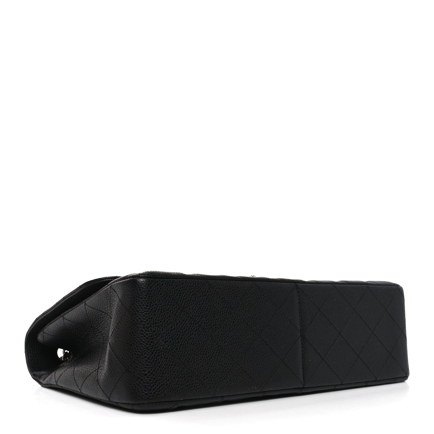 Chanel Caviar Quilted Jumbo Single Flap Black 4 of 10