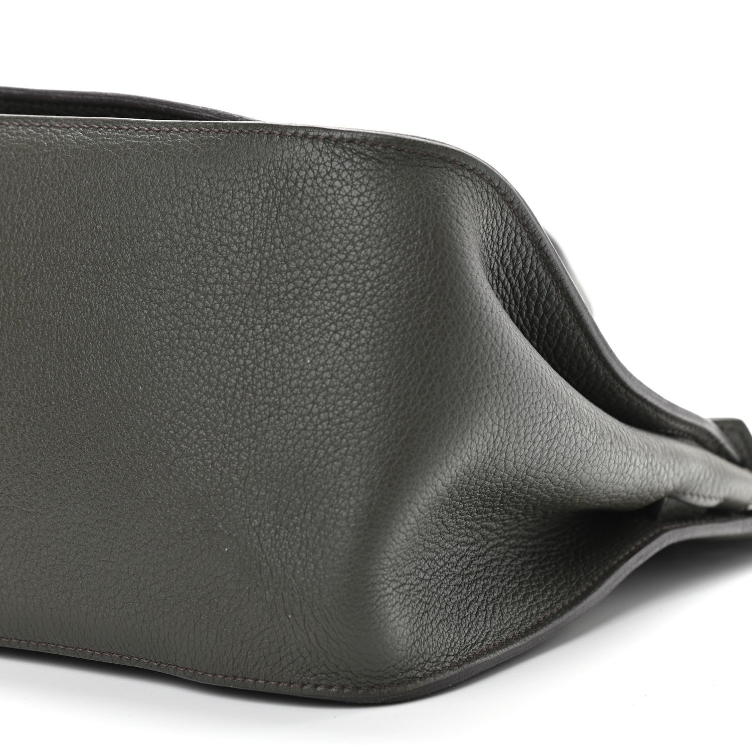 Hermes Taurillon Clemence Jypsiere 34 Vert de Gris 9 of 10