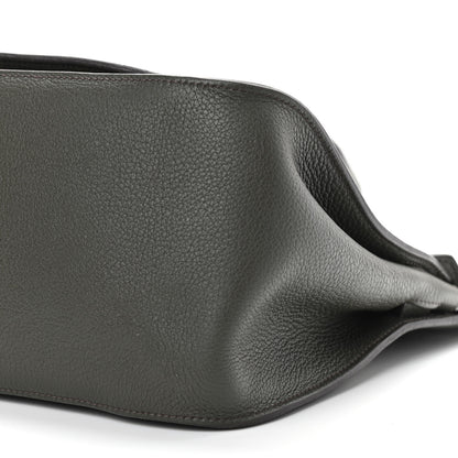 Hermes Taurillon Clemence Jypsiere 34 Vert de Gris 9 of 10