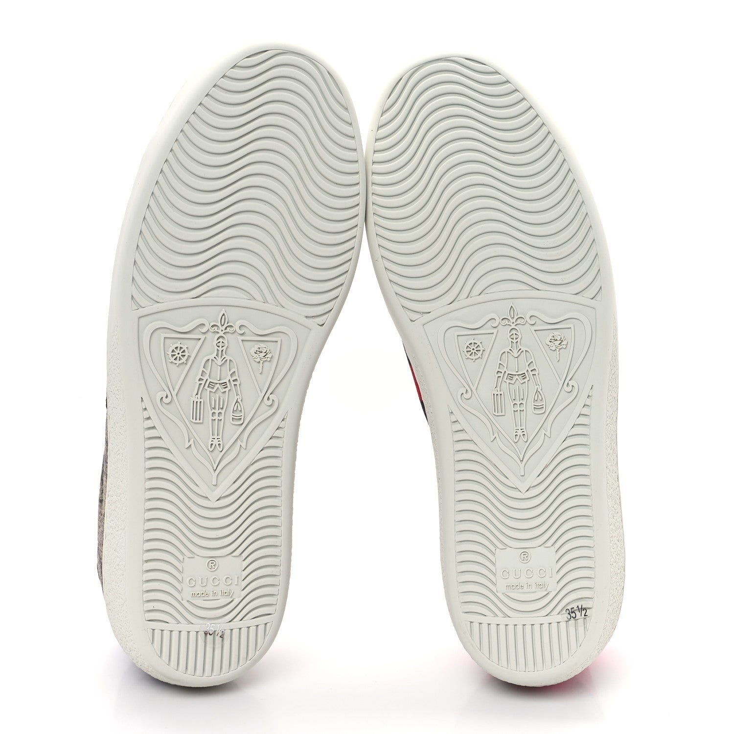 Gucci GG Supreme Monogram Womens Ace Low-Top Sneaker 35.5 Beige 6 of 10