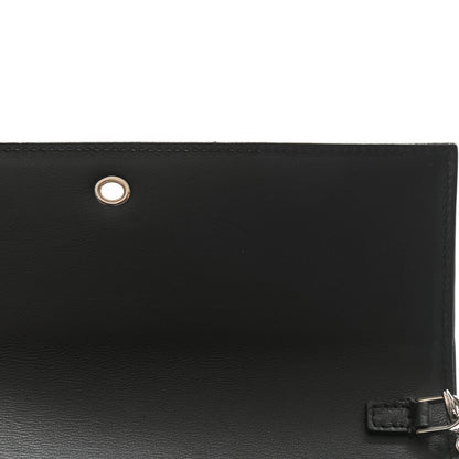 Alexander McQueen Silky Amish Grain Calfskin Skull Wallet on Chain Duck Egg 10 of 11