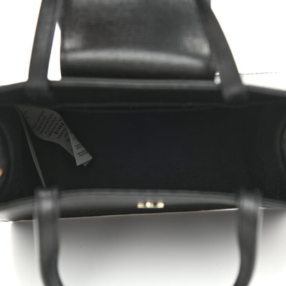 Versace Saffiano Virtus Top Handle Shoulder Bag Black 5 of 7