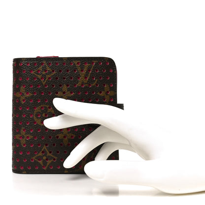 Louis Vuitton Monogram Perforated Compact Zipped Wallet Fuchsia 2 of 6