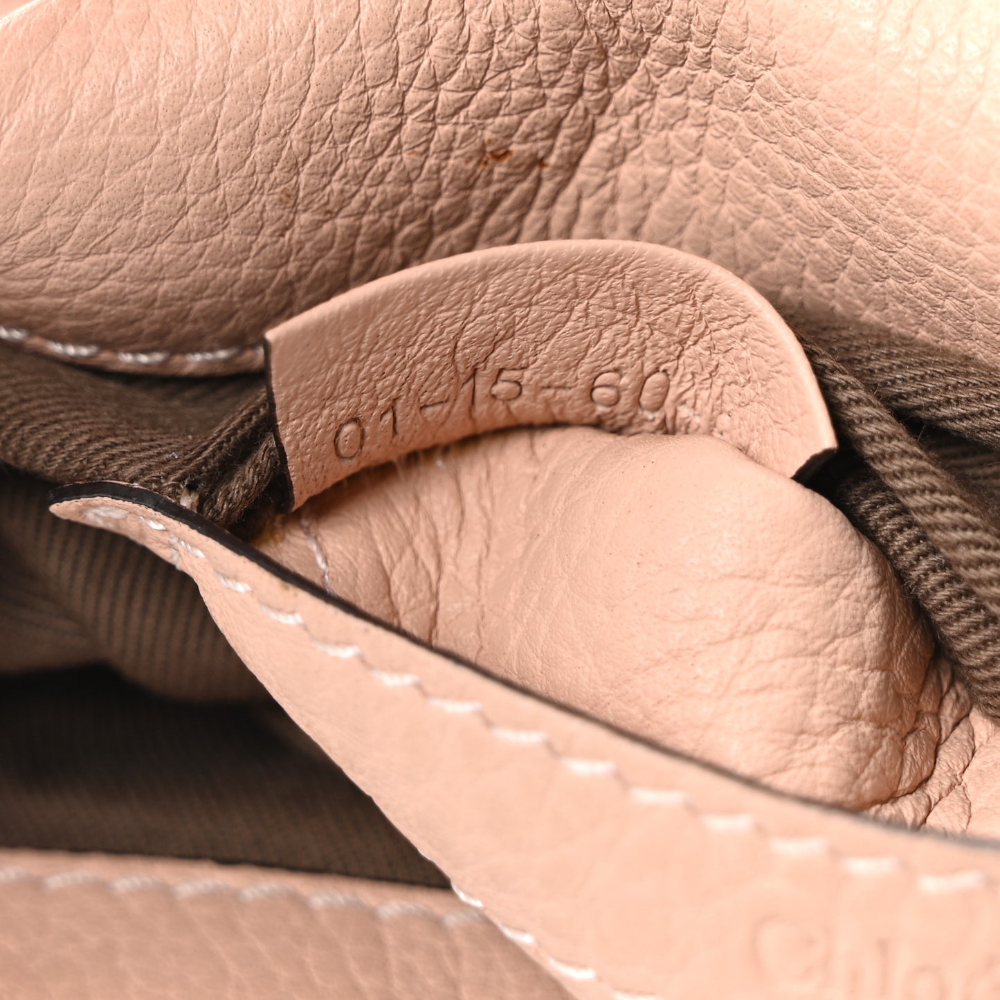 Grained Calfskin Small Marcie Saddle Bag Anemone Pink