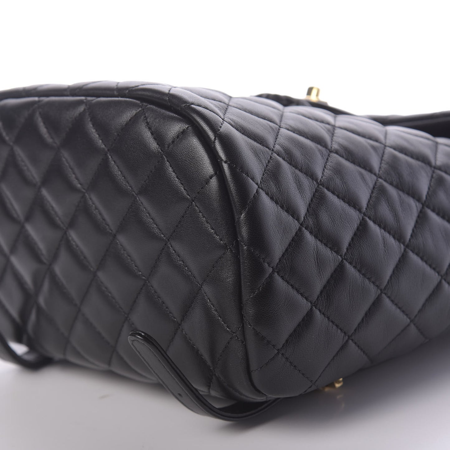 Lambskin Quilted Small Urban Spirit Backpack Black