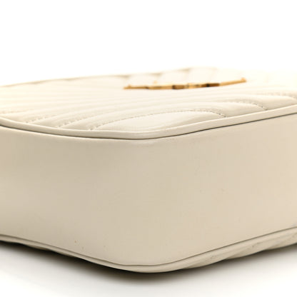 Saint Laurent Calfskin Matelasse Monogram Lou Camera Bag Crema Soft 9 of 21