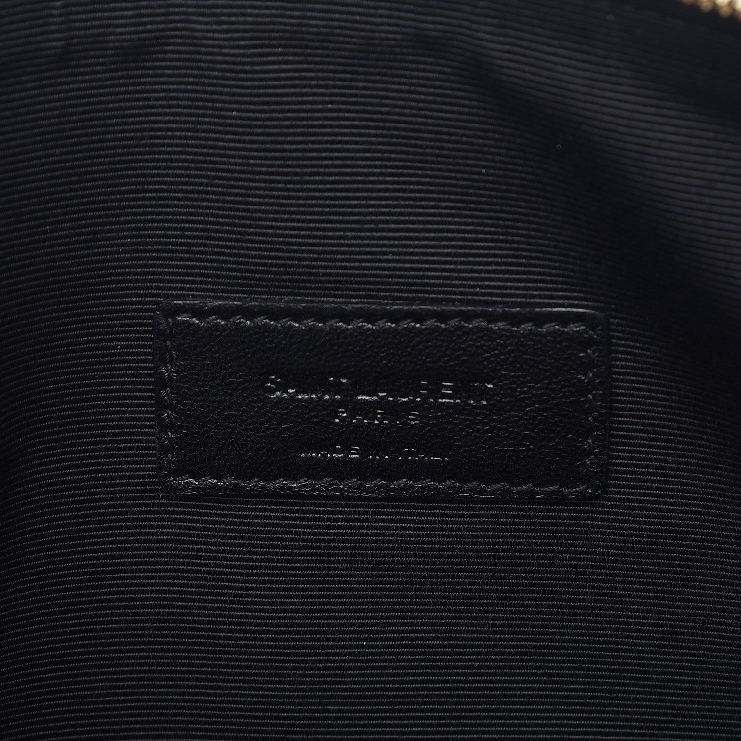 Saint Laurent Calfskin Zipped Clutch Black 6 of 18