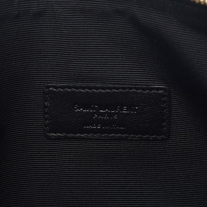 Saint Laurent Calfskin Zipped Clutch Black 6 of 18